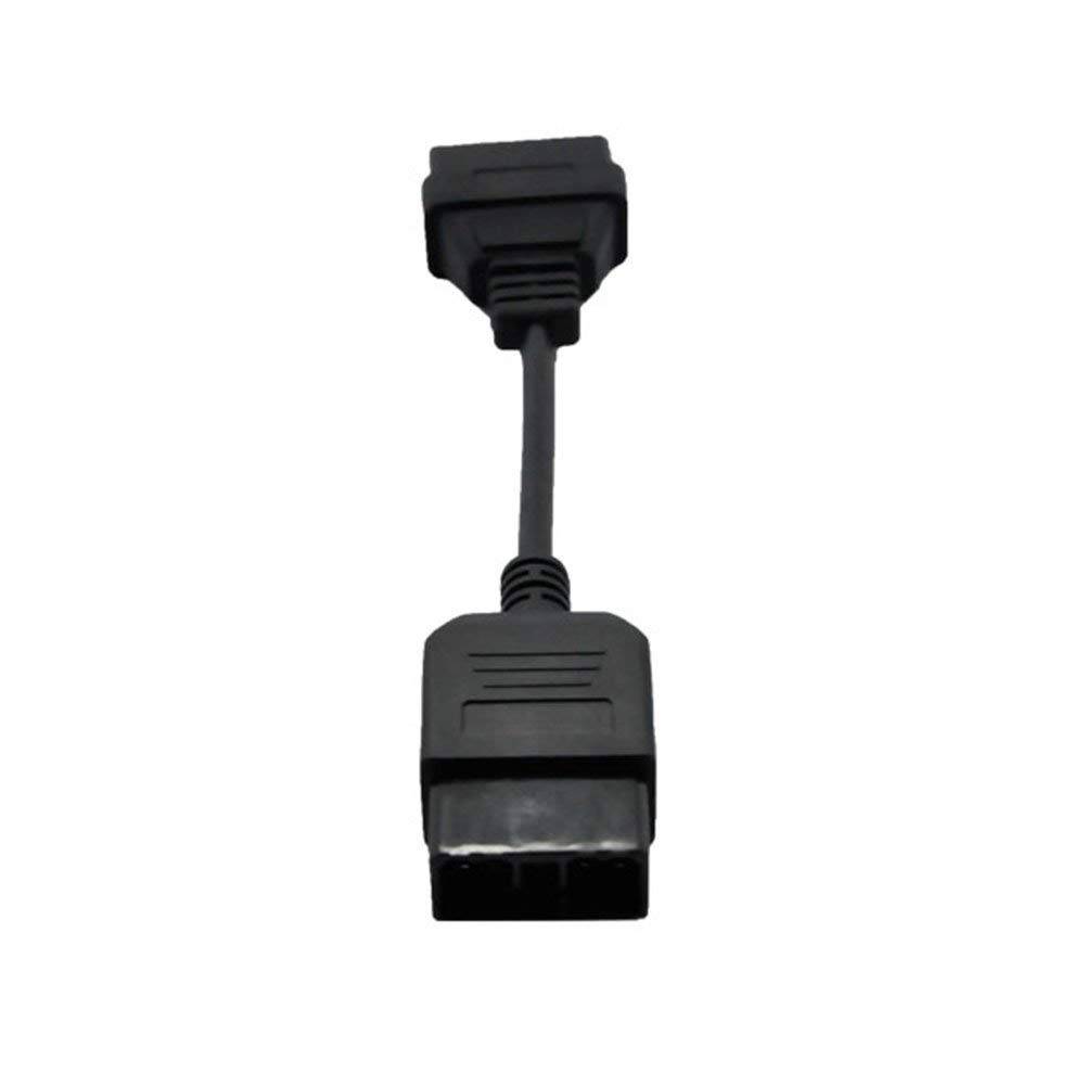 Decor 1x 9 Pin OBD1 to 16 OBD2 Diagnostic Adapter Connector Cable Fit for Subaru